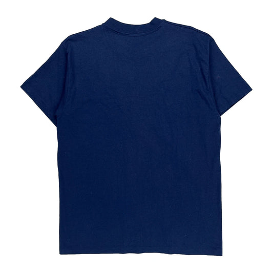 St. Andrews '93 Hanes Single Stitch T-Shirt - Large Blue Cotton Blend