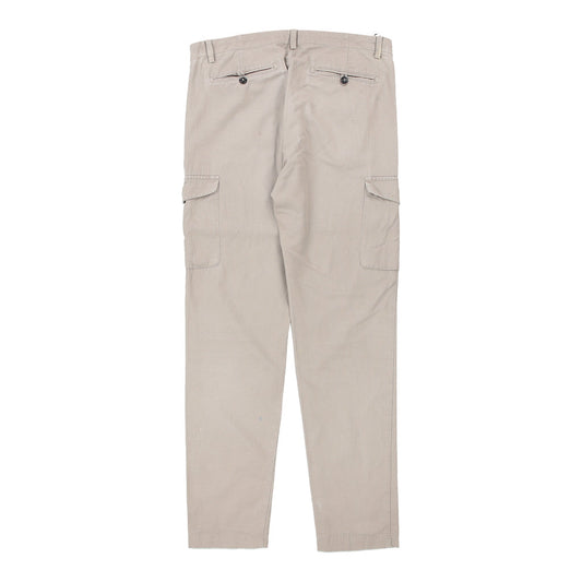 Vintage beige Sisley Cargo Trousers - womens 34" waist