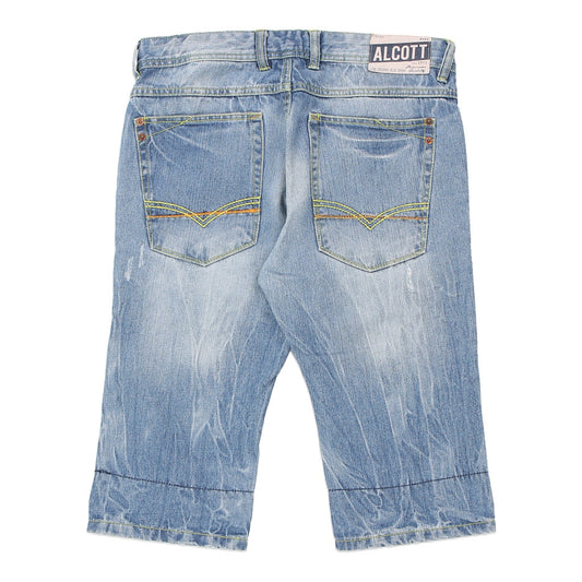 Vintage blue Alcott Denim Shorts - mens 32" waist